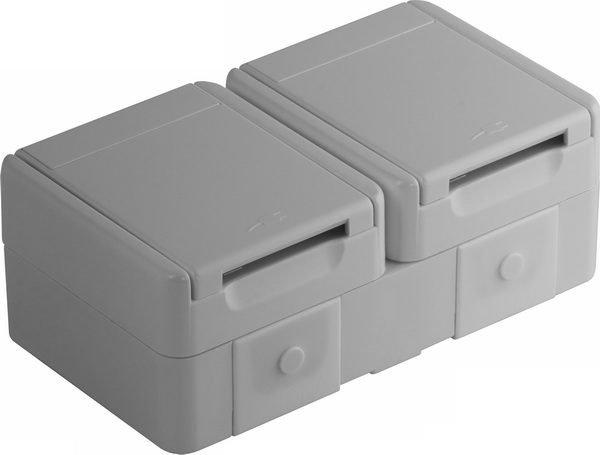 Dvostruka šuko utičnica vodoravna