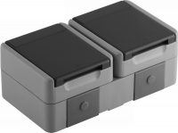 Dvostruka šuko utičnica vodoravna