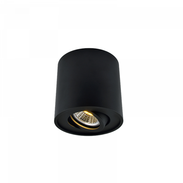 Nadgradni downlight crna boja GU10 T155M-BK
