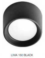 Stropna vanjska LIVIA 160 BLACK